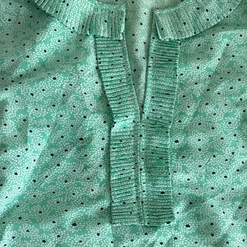 3 Boden Blue and White Floral and Green and White size 16 Blouses - Picture 10 of 16